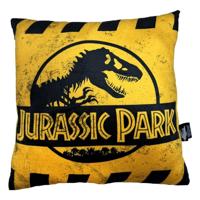 Jurassic Park Pillow Caution Logo 45 cm - thumbnail
