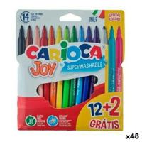 Set Viltstiften Carioca JOY Multicolour 12 Onderdelen (48 Stuks) - thumbnail