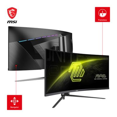 MSI MAG 345CQRDE Gaming monitor Energielabel F (A - G) 86.4 cm (34 inch) 3440 x 1440 Pixel 16:9 1 ms HDMI, DisplayPort, Hoofdtelefoonaansluiting VA LCD MSI MAG 345CQRDE Gaming monitor Energielabel F (A - G) 86.4 cm (34 inch) 3440 x 1440 Pixel 16:9 1 ms HDMI, DisplayPort, Hoofdtelefoonaansluiting VA LCD