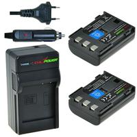 2 x NB-2LH accu's voor Canon - inclusief oplader en autolader - Origineel ChiliPower - thumbnail