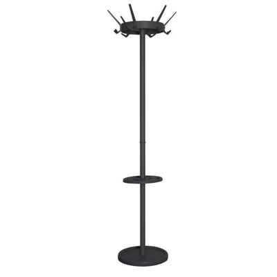 Kapstok vepa bins crown 18 haken staand zwart Kapstok vepa bins crown 18 haken staand zwart