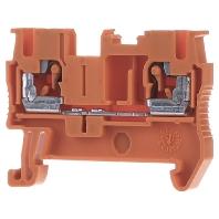 Phoenix Contact 3212329 Doorgangsserieklem 5.2 mm Snelaansluiting Oranje 50 stuk(s)
