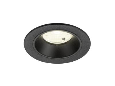 SLV InbouwspotNuminos S zwart 4000K - 55gr - 1009475
