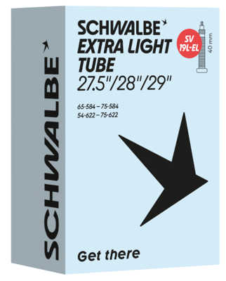 SCHWALBE tube #19l-el 54/75-584/622 sv40