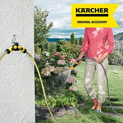 Kärcher Home & Garden 2.645-199.0 Kunststof 2-voudige splitser Steekkoppeling, 24,2 mm (3/4) binnendraad, 18,7 mm (1/2) binnendraad Met reguleerventiel - thumbnail