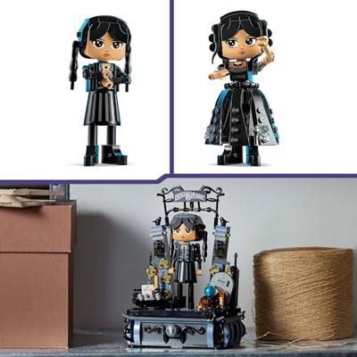 LEGO Woensdag 76780 Woensdag Addams Minifiguur - Verzamelbouwset - thumbnail