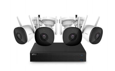 Imou KIT/NVR1104HS-W-S2/4-F22 IP-cameraset voor bewaking Imou Kit Lite 2MP WiFi