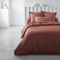 Vandaag Estistial Today Charg - 160 x 200+30 cm - 2 personen - 100% Una Cotton - Terracotta - thumbnail