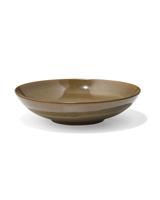 HEMA Diep bord Ø21.5cm Monaco reactief glazuur donkerbruin (donkerbruin) - thumbnail