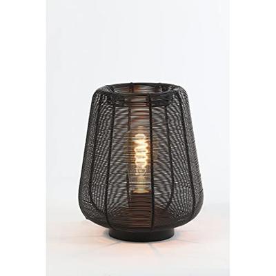 Light & Living Tafellamp 'Adeta' 22cm, mat zwart