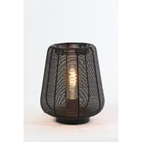 Light & Living Tafellamp 'Adeta' 22cm, mat zwart - thumbnail