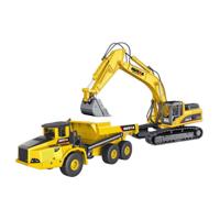 Lobbes Speelgoed BV Metalen constructie voertuigen set - thumbnail