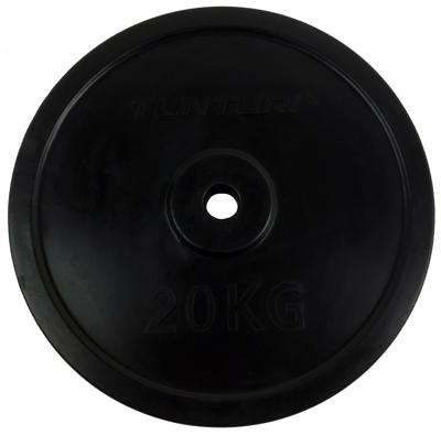 Tunturi Rubberen halterschijf l 1 x 20 kg Tunturi Rubberen halterschijf l 1 x 20 kg
