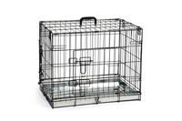 Beeztees Hondenbench - Zwart - 2 deurs - 62x44x49 cm - thumbnail