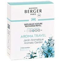 Maison Berger Paris navulling autoparfum aroma travel aromatic garden 2 stuks - thumbnail