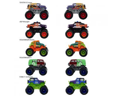 Majorette monster rockerz color changers groen/paars - thumbnail