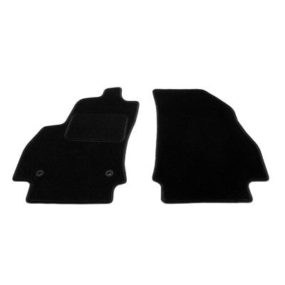 Automatten voorzijde - zwart stof - Fiat Qubo 2008-2018