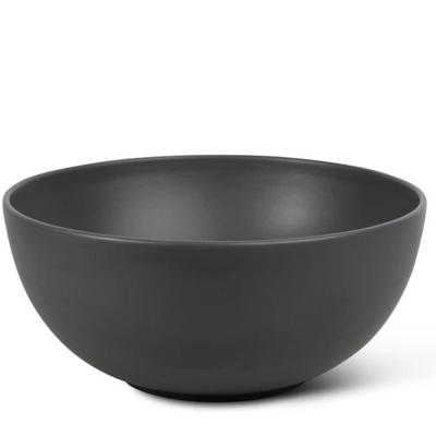 Waskom Globo T-Edge Rond 37x16 cm Zonder Overloop Smoke Globo Waskom Globo T-Edge Rond 37x16 cm Zonder Overloop Smoke Globo