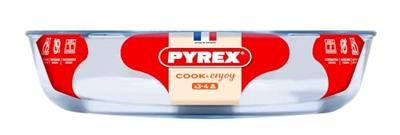 PYREX Moule 4 / kwart Klassiek glaswerk 26 cm transparant