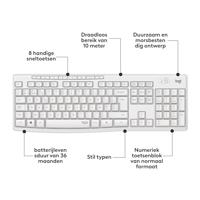 Logitech MK295 Silent Wireless Keyboard and Mouse Combo desktopset - thumbnail