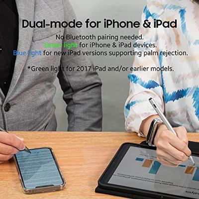 Adonit Neo Duo Stylus Apple Digitale pen Herlaadbaar Grafietzwart