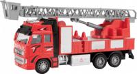 Metal Brandweerwagen 1:38 Rood 12CM - thumbnail