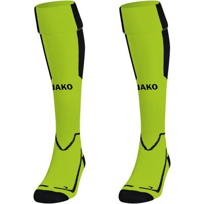 JAKO 3866 Kousen Lazio - Fluogroen/Zwart - 2 (31-34)