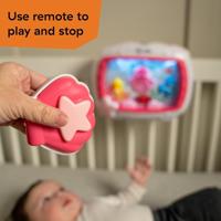 BABY EINSTEIN Baby Nachtlampje - Roze Zeedromen - 25 min. instelling licht, geluid, muziek of rustgevende oceaan geluiden, afstandsbediening - thumbnail