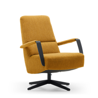 Fauteuil X-108 Donkergeel Stof - thumbnail
