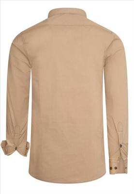 Italian Style - Heren Overhemd - Camel - Casual - Style-Italy