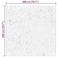 VidaXL Vloerkleed huarte laagpolig zacht wasbaar 200x200 cm rood - thumbnail