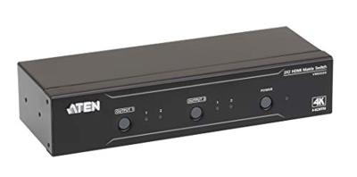 ATEN VM0202H HDMI-Matrix-switch 4096 x 2160 Pixel Zwart