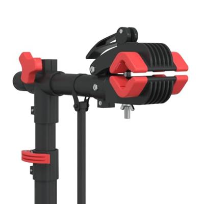 VidaXL Fietsreparatiestandaard inklapbaar 92-152 cm staal rood