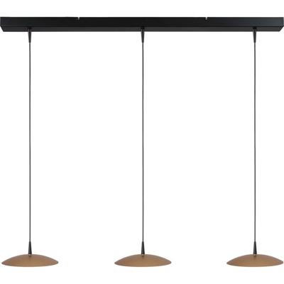 Masterlight 3-lichts hanglampScala zwart met goud Ø 20cm - 2191-05-02-100-3-20