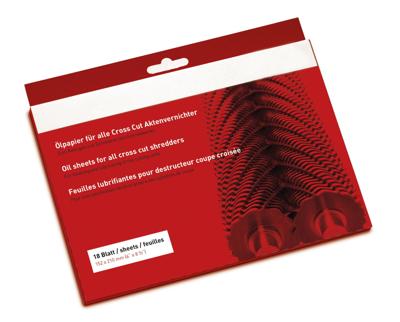 Ideal Office 9000631 Oliepapier voor papierversnipperaar 18 vellen
