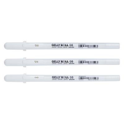 Sakura roller Gelly Roll Basic wit, etui van 3 stuks Sakura roller Gelly Roll Basic wit, etui van 3 stuks