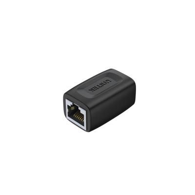 UNITEK A1026BK tussenstuk voor kabels RJ-45 Zwart - thumbnail