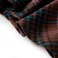 Kinderrok geruit patroon 92 cognackleurig - thumbnail