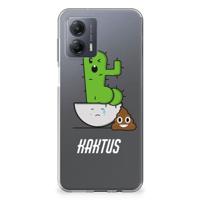 Motorola Moto G53 Telefoonhoesje met Naam Cactus Poo - thumbnail
