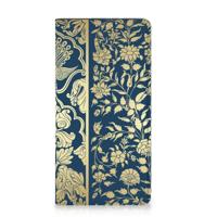 Samsung Galaxy A54 Smart Cover Beige Flowers - thumbnail