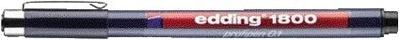 Fineliner edding 1800 0.25mm zwart | 10 stuks Fineliner edding 1800 0.25mm zwart | 10 stuks