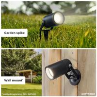 Spikey LED prikspot - GU10 fitting - Wandspot - IP65 Waterdicht - Dimbaar - Kantelbaar - Grondspies - Zwart - Tuinspot - thumbnail