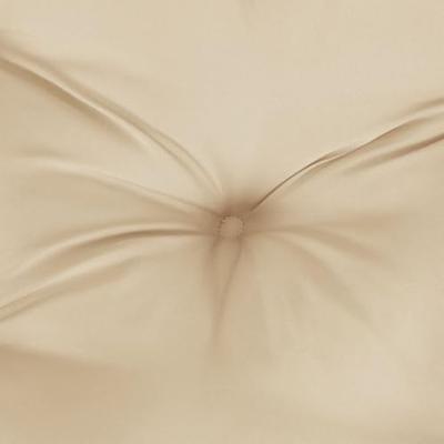 VidaXL Palletkussen 60x40x12 cm stof beige