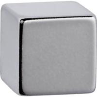 Maul Neodymium magneet JAKOB MAUL - MAUL 6169396, Tafelmagnet, Nickel, Nickel, 15 mm, 15 mm, 15 mm (b x h x d) 15 x 15 x 15 mm Dobbelsteen Zilver 1 stuk(s) - thumbnail