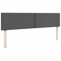 Ottoman bed met matras 180x200cm stof donkergrijs - thumbnail