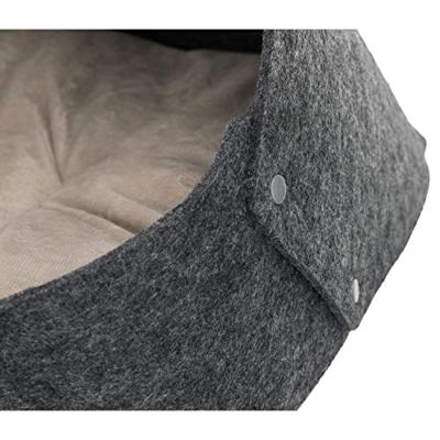 TRIXIE KATTENMAND HUIS LENE VILT GRIJS 54X30X35 CM - thumbnail