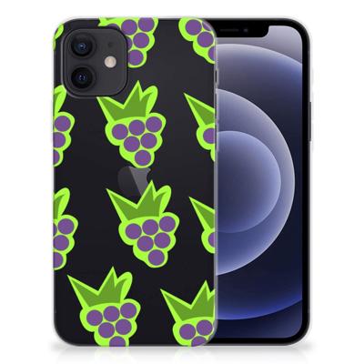 iPhone 12 | 12 Pro (6.1") | Siliconen Case | Druiven