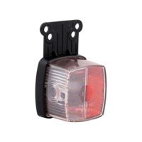 Positielamp wit+rood vierkant - thumbnail