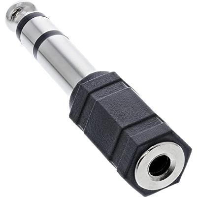 InLine 99305 audio-adapter, 6,3 mm jack plug op 3,5 mm jack aansluiting, stereo