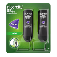 Nicorette Mint Mondspray Duo 1mg - thumbnail